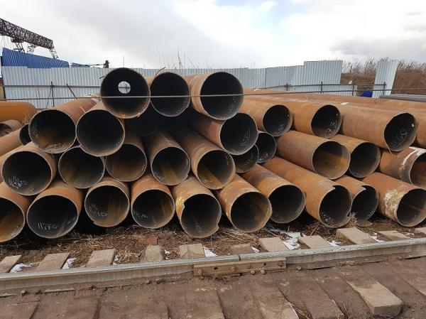 Продаём трубы б/у и лежалые 530 мм толщина стенки 7 мм, 8 мм, 9 мм, 10 мм.